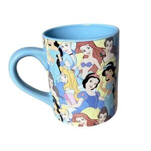 Disney Snow White, Cinderella, Belle, Sleeping Beauty, Jasmine Collage Mug
